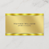 金属フェイク金ゴールドQRコード最小化主義 名刺 (正面)
