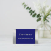 金属フレームのボーダー名刺 名刺 (スタンド正面)