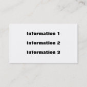 金属フレームのボーダー名刺 名刺 (裏面)