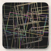 金属フレームの破砕プラスチック製コースター コースター (正面)