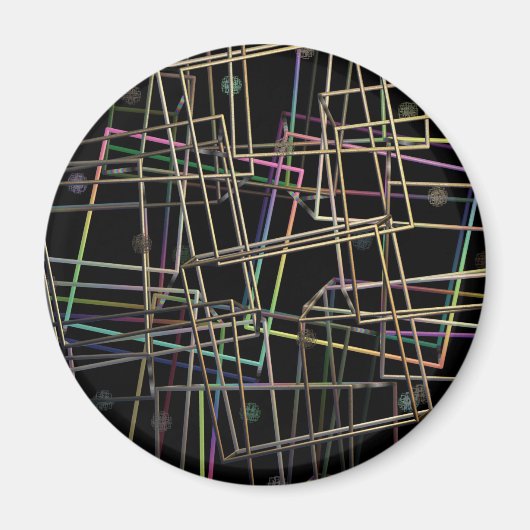 金属フレーム割り磁石 マグネット (正面)