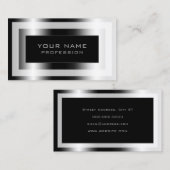 金属フレーム豪華  名刺 (正面/裏面)