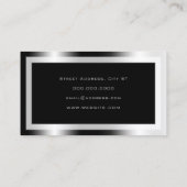 金属フレーム豪華  名刺 (裏面)
