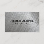 金属ブラシ仕上げ工業 名刺 (正面)