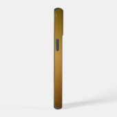 金属ブラシ付き銅 iPhone 15ケース (右側面)