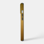 金属ブラシ付き銅 iPhone 15ケース (左側面)