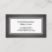 金属ブラシ付縁ど 名刺 (裏面)