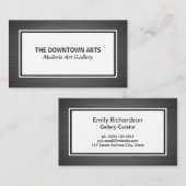 金属ブラシ付縁ど 名刺 (正面/裏面)