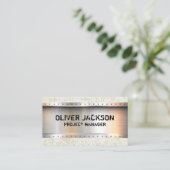 金属ブラシ | リベット | テクスグランジチャ 名刺 (スタンド正面)