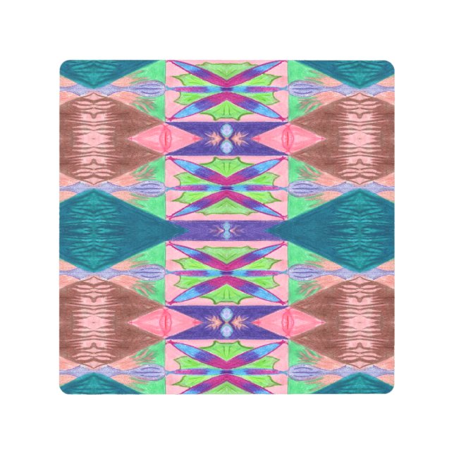 金属プリント上でC/Mをブレーズ メタルプリント (正面)