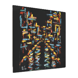 金属プリント- E.J.金ゴールドS.F.ジャズクラブ メタルプリント