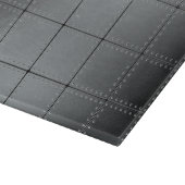 金属プレートとリベット カッティングボード (角)