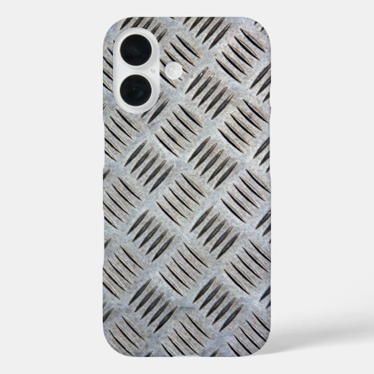 金属プレートテクスチャ Case-Mate iPhoneケース (裏面)