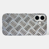 金属プレートテクスチャ Case-Mate iPhoneケース (裏面 (横))