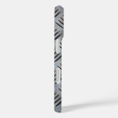 金属プレートテクスチャ Case-Mate iPhoneケース (裏面 / 右)