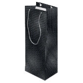 金属プレートパターン02 ワインギフトバッグ (裏面アングル)