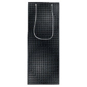 金属プレートパターン02 ワインギフトバッグ (正面)