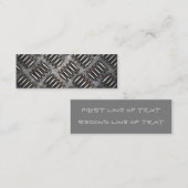 金属プレートブックマーク名刺 スキニー名刺 (正面/裏面)