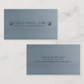 金属プレート 名刺 (正面/裏面)