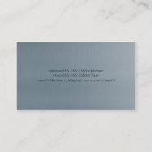 金属プレート 名刺 (裏面)