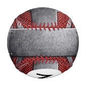 金属プレート 野球ボール (裏面)