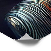 金属ヘアドレを有するエイリアン女性 ポスター (角)