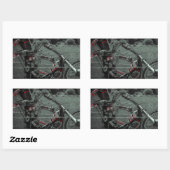 金属ヘッド 長方形シール (シート)