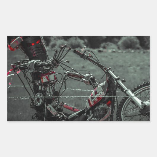 金属ヘッド 長方形シール (正面)