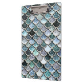 金属ホイルのグリッターのMermaidscalesの銀製のスケール クリップボード (左)