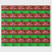 金属ホイルの一見のカッコいいのクリスマスの包装紙 ラッピングペーパー (フラット)