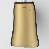 金属ミニマル金ゴールドバックグラウンドCase-Mate iP ゴルフヘッドカバー (回転90)