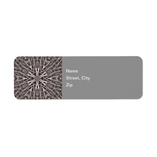 金属メッシュ銀ラベル ラベル (正面)