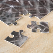 金属メッシュ銀 ジグソーパズル (側面)