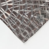 金属メッシュ銀 フリースブランケット (角)