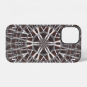 金属メッシュ銀 iPhoneケース (裏面横)