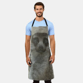 金属メルカット エプロン (着用した状態)