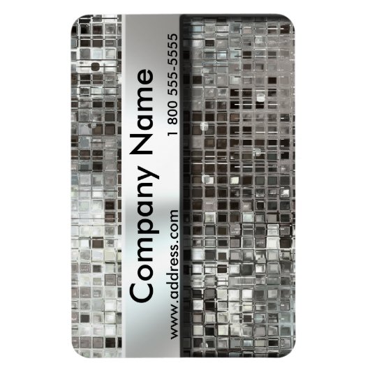 金属モザイク及び銘板フレキシブルマグネット マグネット (縦)