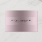 金属モダンバラ-金ゴールドステンレス鋼の外観 名刺 (正面)