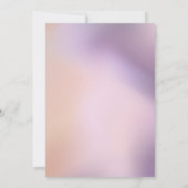 金属モダンパタグラデーションーン結婚式招待状 招待状 (裏面)