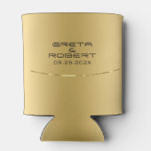 金属モダン金ゴールドスフェイクテンレス鋼の外観 缶クーラー (裏面)