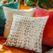 金属モダン金ゴールドパタ動揺してーン – スマイル クッション