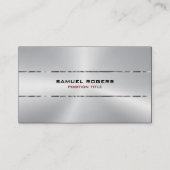 金属モダン銀デザインステンレス鋼の外観 名刺 (正面)