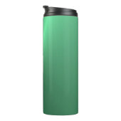 金属モノグラムグリーン光沢 タンブラー (回転右)