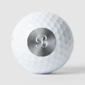金属モノグラム付きブリヂストンe6ゴルフボール ゴルフボール (正面)