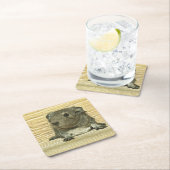 金属モルモット スクエアペーパーコースター (インサイチュ)