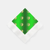 金属ヤギの年 縁ありカクテルナプキン (角)