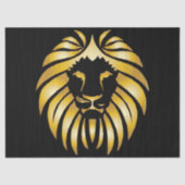 金属ライオンズユニークのヘッドデザインの切り離し 薄葉紙 (正面)