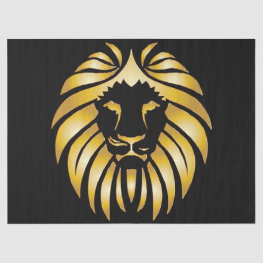 金属ライオンズユニークのヘッドデザインの切り離し 薄葉紙 (正面)