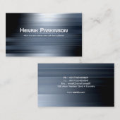 金属ライン名刺 名刺 (正面/裏面)