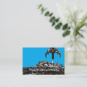 金属リサイクルおよびジャンクヤードの名刺 名刺 (スタンド正面)